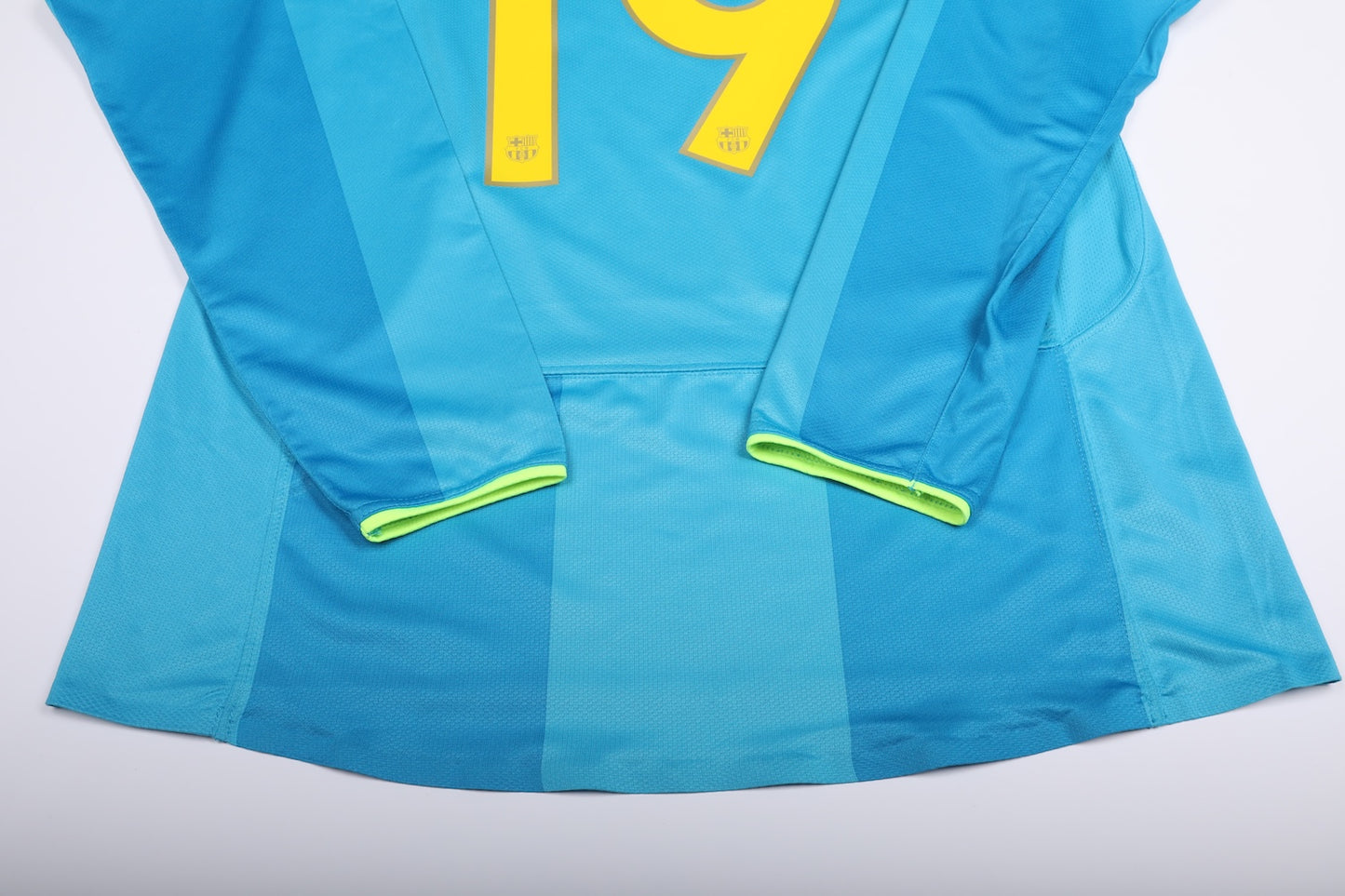 FC Barcelona 2007-08 Away *Match Issue* Lionel Messi #19 UCL L/S Kit