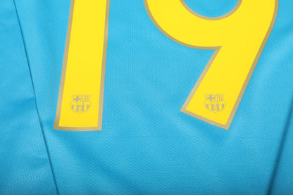 FC Barcelona 2007-08 Away *Match Issue* Lionel Messi #19 UCL L/S Kit