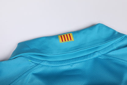 FC Barcelona 2007-08 Away *Match Issue* Lionel Messi #19 UCL L/S Kit