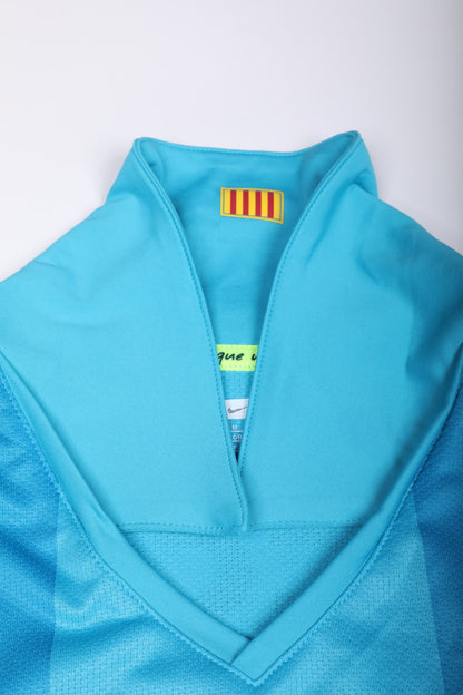 FC Barcelona 2007-08 Away *Match Issue* Lionel Messi #19 UCL L/S Kit