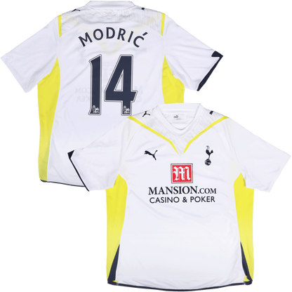 Tottenham Hotspur 2009-10 Home Jersey Luka Modric #14 Kit - (9/10) - L
