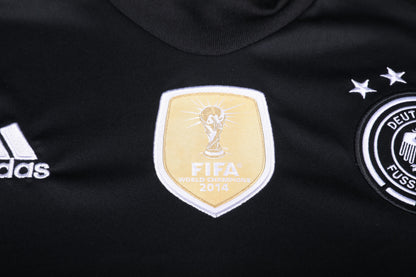 Germany 2015-17 Home GK Jersey Manuel Neuer #1 L/S Black Kit - (9/10) - XXL