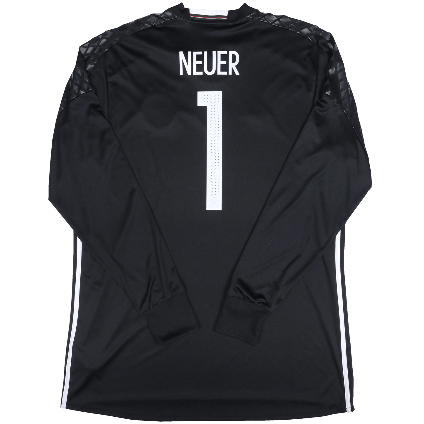 Germany 2015-17 Home GK Jersey Manuel Neuer #1 L/S Black Kit - (9/10) - XXL