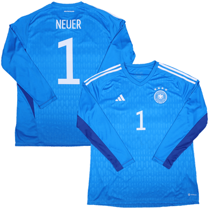 Germany 2022-23 GK Jersey Manuel Neuer #1 L/S Kit - (8.5/10) - XL