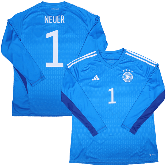 Germany 2022-23 GK Jersey Manuel Neuer #1 L/S Kit - (8.5/10) - XL