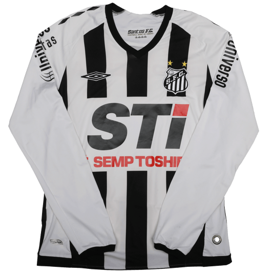 Santos FC 2009 Away Jersey Neymar Jr #7 L/S Kit - (9/10) - M