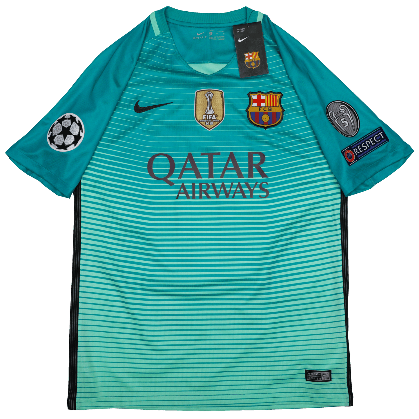 FC Barcelona 2016-17 Third Jersey Neymar Jr #11 UCL Kit - M *BNWT*