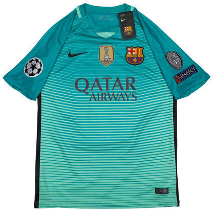 FC Barcelona 2016-17 Third Jersey Neymar Jr #11 UCL Kit - M *BNWT*