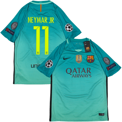 FC Barcelona 2016-17 Third Jersey Neymar Jr #11 UCL Kit - M *BNWT*