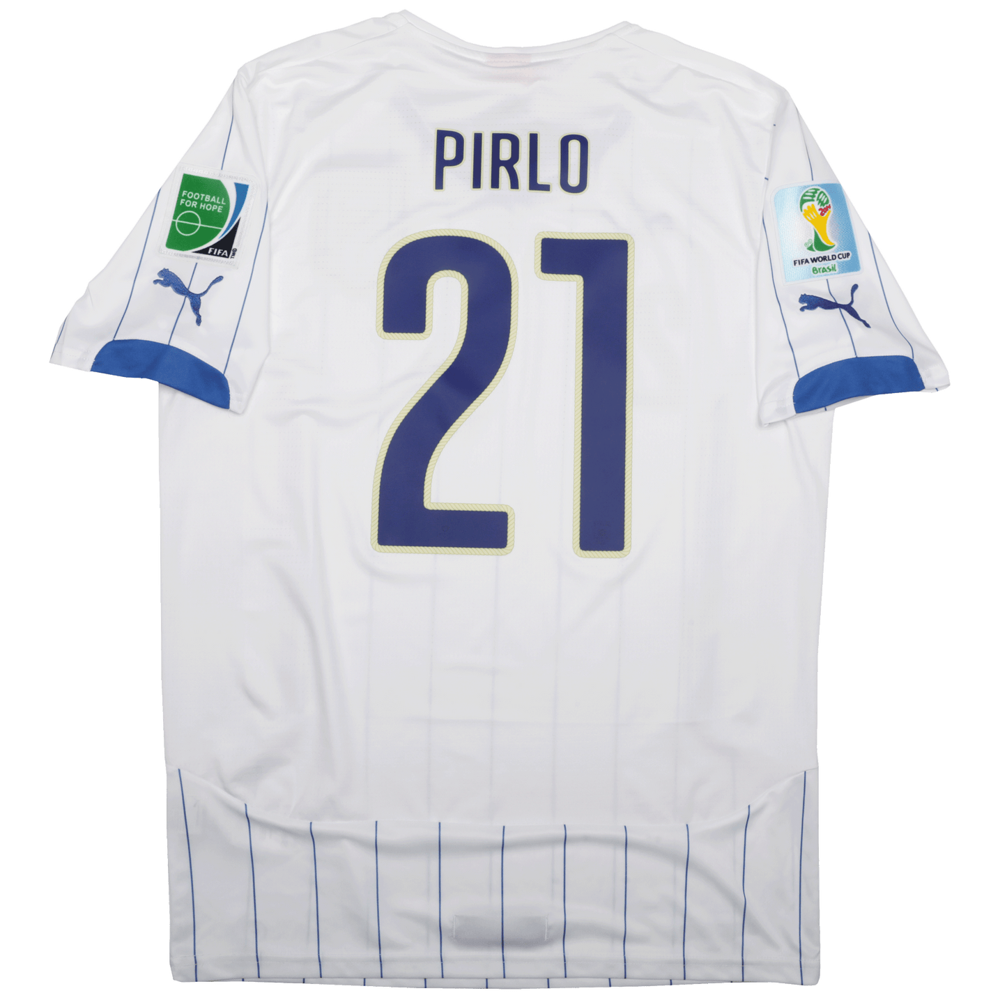 Italy FIGC 2014-15 Away Jersey Andrea Pirlo #21 Kit - XL *BNWT*