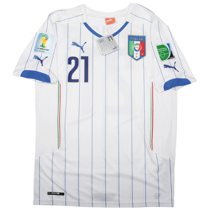 Italy FIGC 2014-15 Away Jersey Andrea Pirlo #21 Kit - XL *BNWT*