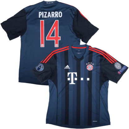 Bayern Munich 2013-14 Third Jersey Claudio Pizarro #14 UCL Kit - (9/10) - XL