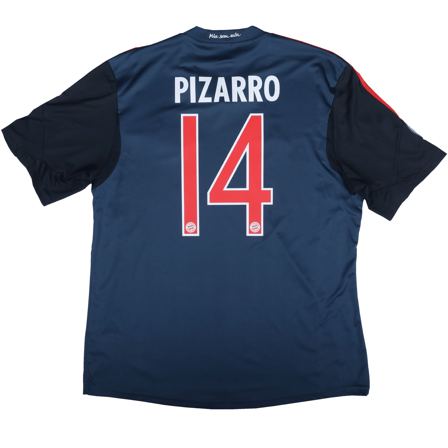 Bayern Munich 2013-14 Third Jersey Claudio Pizarro #14 UCL Kit - (9/10) - XL