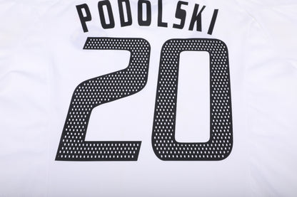 Germany 2002-04 Home Jersey Lukas Podolski #20 Kit - (8.5/10) - M