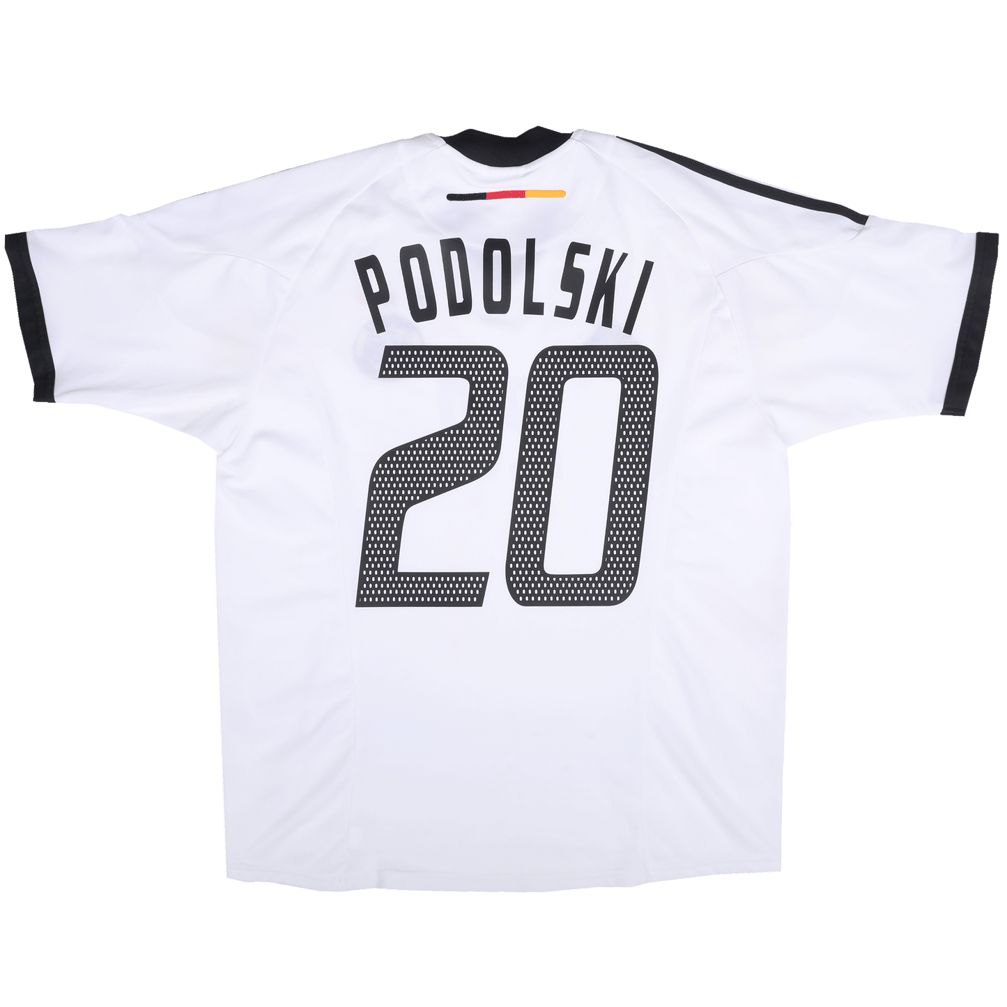 Germany 2002-04 Home Jersey Lukas Podolski #20 Kit - (8.5/10) - M