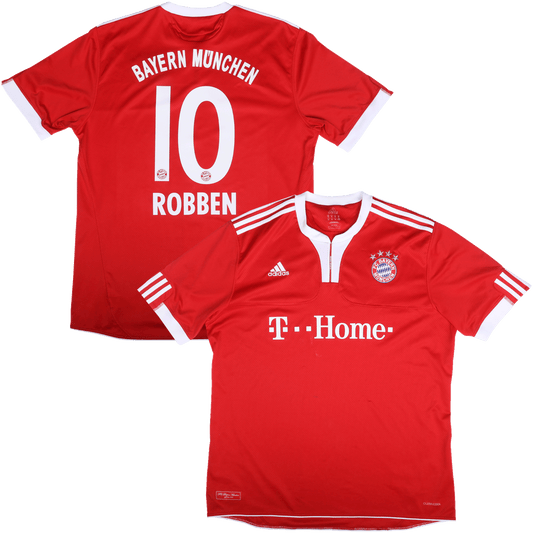 Bayern Munich 2009-10 Home Jersey Arjen Robben #10 Kit - (6.5/10) - XXL