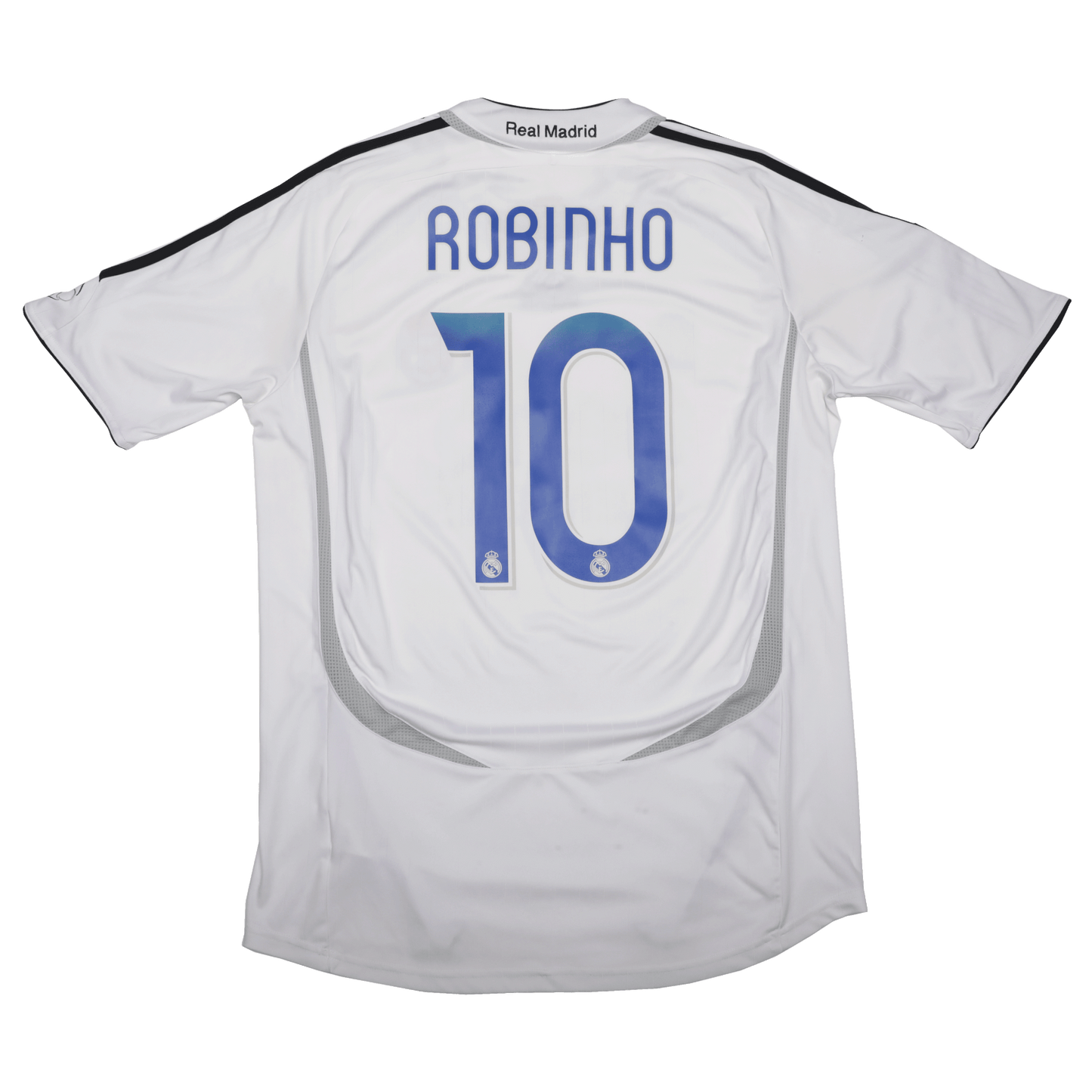 Real Madrid CF 2006-07 Home Jersey Robinho #10 Kit - (7.5/10) - L