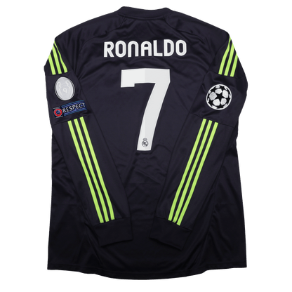 Real Madrid CF 2012-13 Authentic Away Jersey Ronaldo #7 UCL L/S Kit - (9/10) - XL