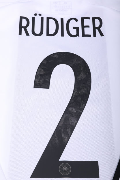 Germany 2022-23 Home Jersey Antonio Rudiger #2 L/S Kit - (9.5/10) - XL