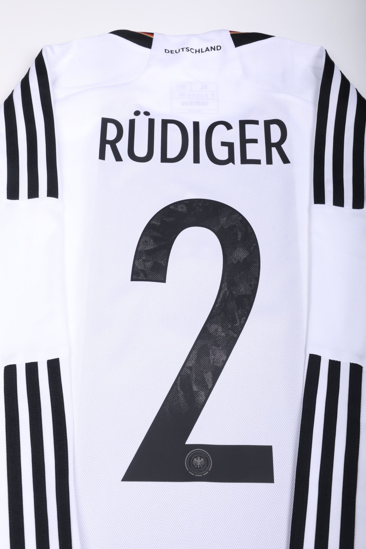Germany 2022-23 Home Jersey Antonio Rudiger #2 L/S Kit - (9.5/10) - XL