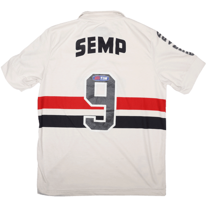 São Paulo 2013 "100 Anos de Leônidas da Silva" Jersey L. Fabiano #9 Special Kit - (7/10) - M