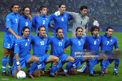 Italy 2002 GK Third Jersey Buffon #1 World Cup Kit - (7.5/10) - L