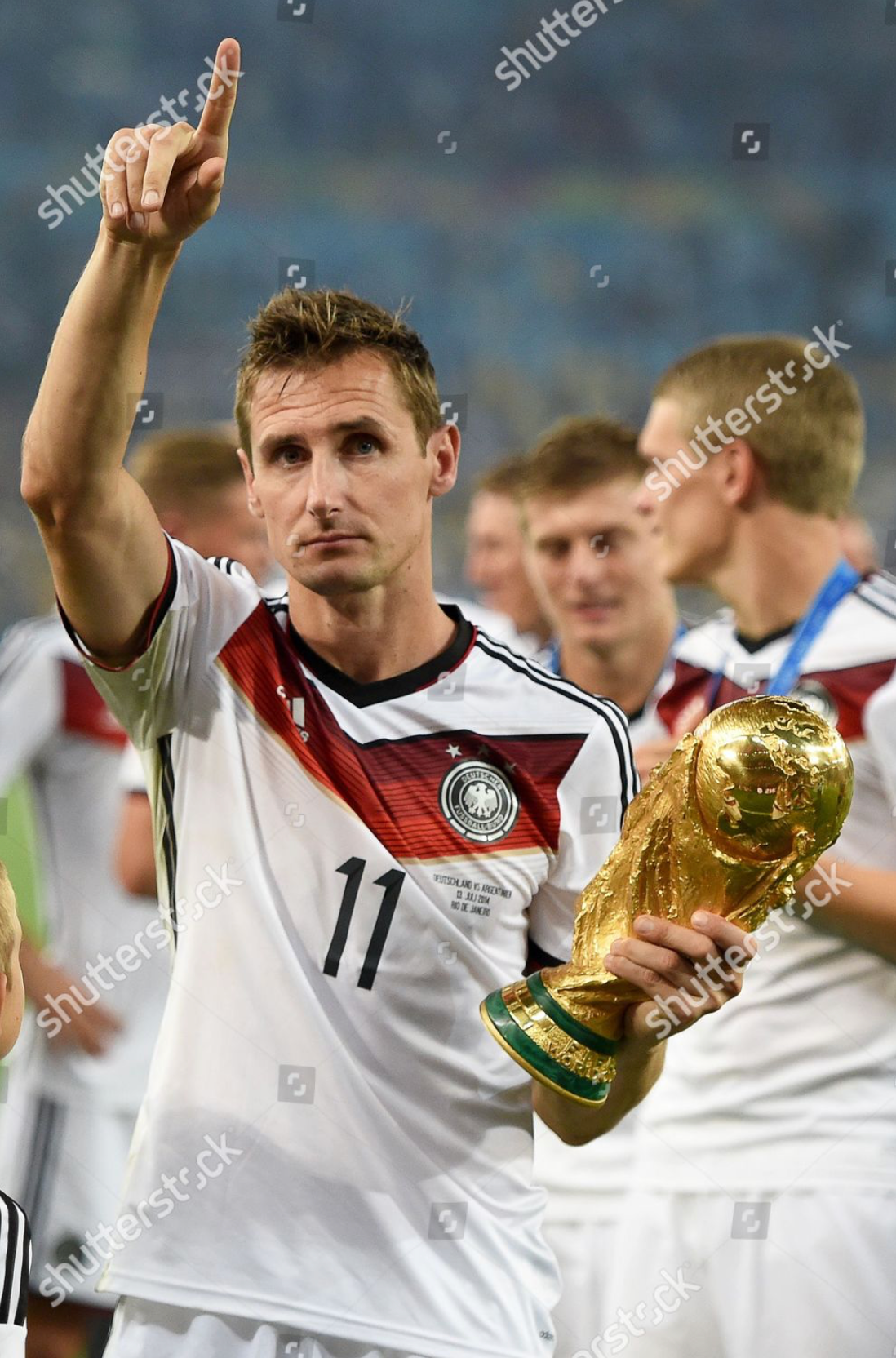 Germany 2014-15 Home Jersey Miroslav Klose #11 Kit - (8/10) - L