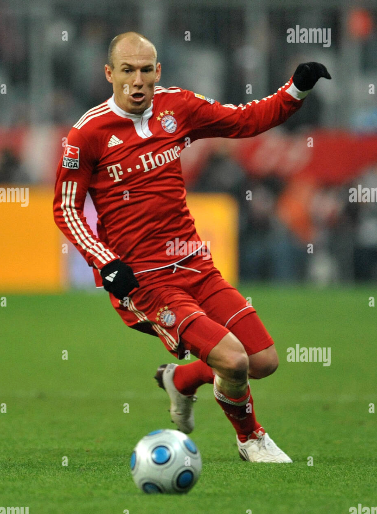 Bayern Munich 2009-10 Home Jersey Arjen Robben #10 Kit - (6.5/10) - XXL