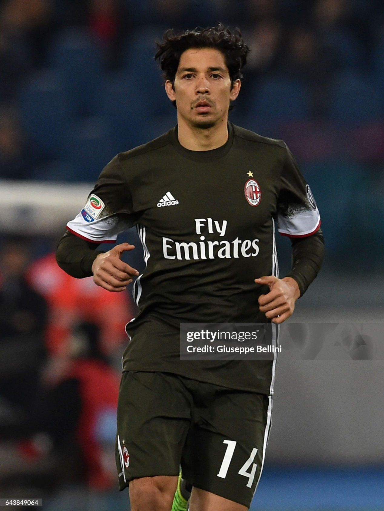 AC Milan 2016-17 Third *Match Worn* Matias Fernandez #14 Kit