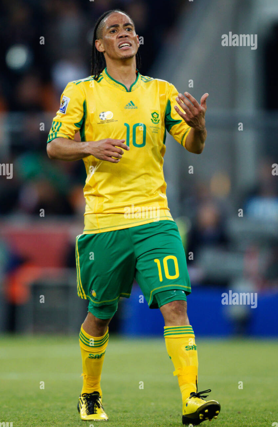 South Africa 2010 Home Jersey Pienaar #10 - (9/10) - M