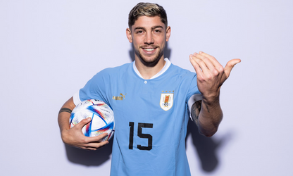 Uruguay 2022-23 Home Jersey Valverde #15 Kit - XL *BNWT*