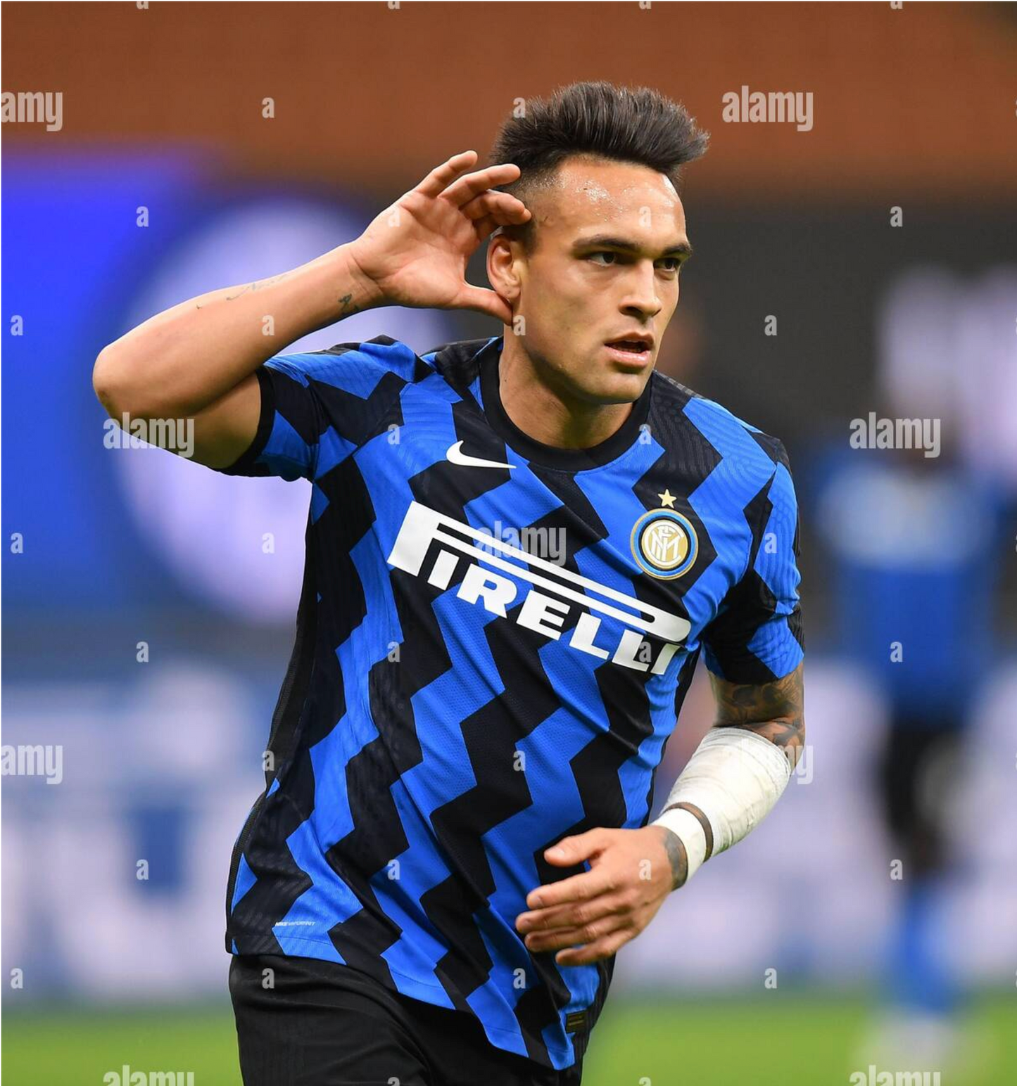 Inter Milan 2020-21 Home Jersey Lautaro #10 Kit - (9/10) - L