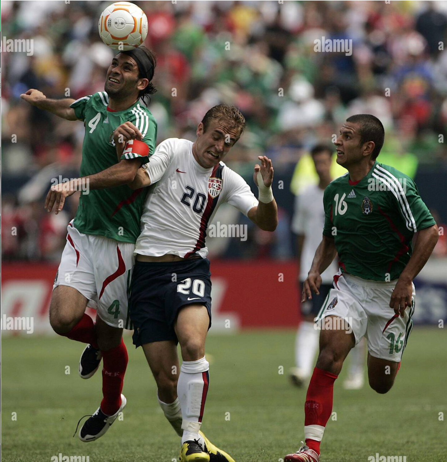 Mexico 2007-08 Home Jersey Rafa Marquez #4 Kit - (7/10) - L