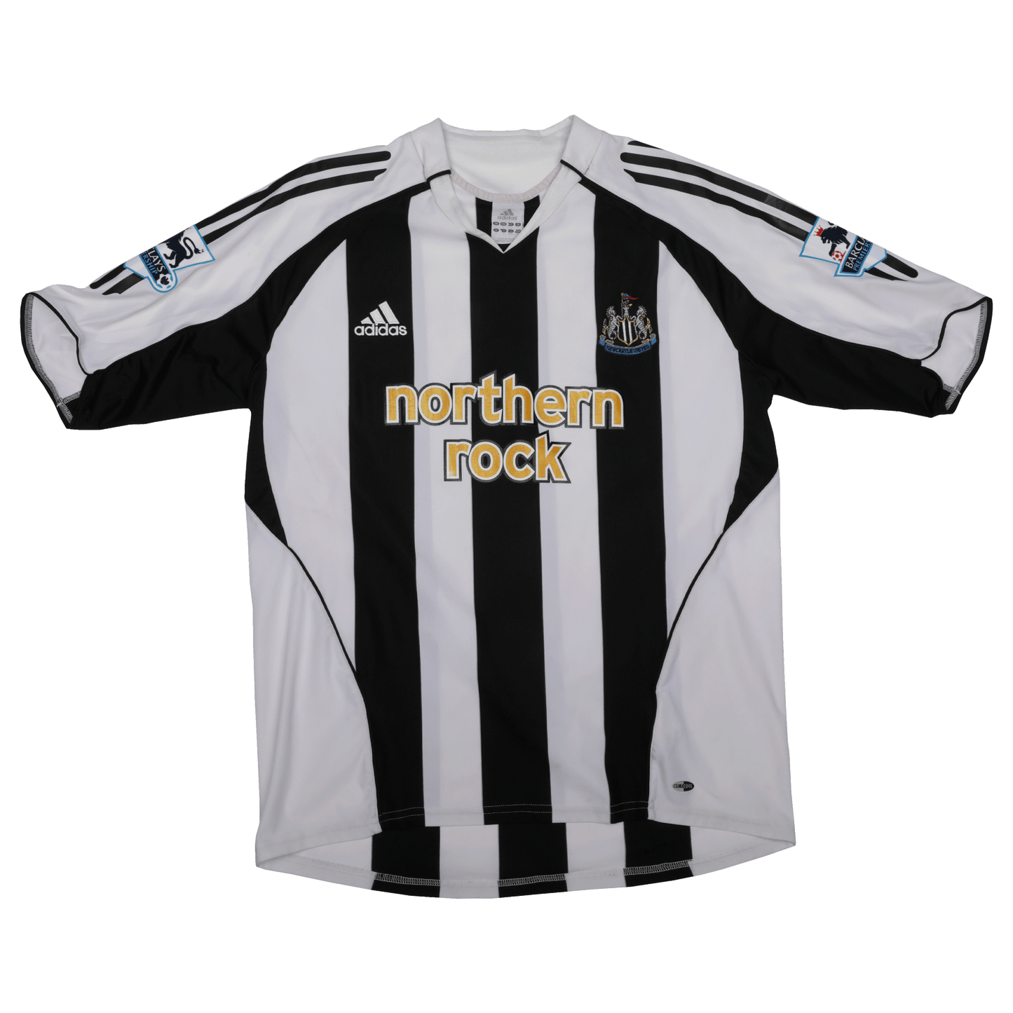 Newcastle 2005-07 Home Jersey Nolberto Solano #4 EPL Kit - (8/10) - L