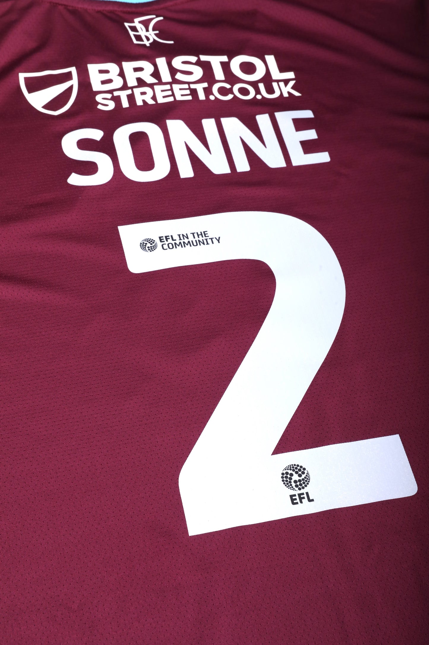 Burnley FC 2024-25 Home Jersey Oliver Sonne #2 Kit - XL *BNWT*