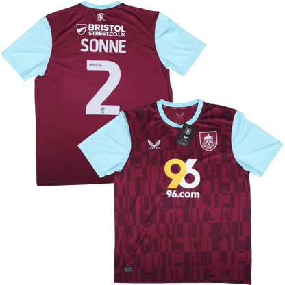 Burnley FC 2024-25 Home Jersey Oliver Sonne #2 Kit - XL *BNWT*