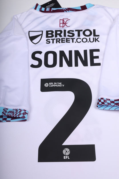 Burnley FC 2024-25 Third Jersey Oliver Sonne #2 Kit - XL *BNWT*
