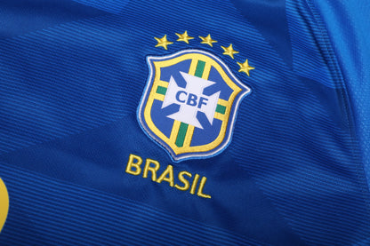 Brazil 2018 Away Jersey Thiago Silva #2 Kit - (9/10) - L