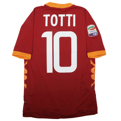 AS Roma 2011-12 Home Jersey Francesco Totti #10 Kit - (8/10) - M