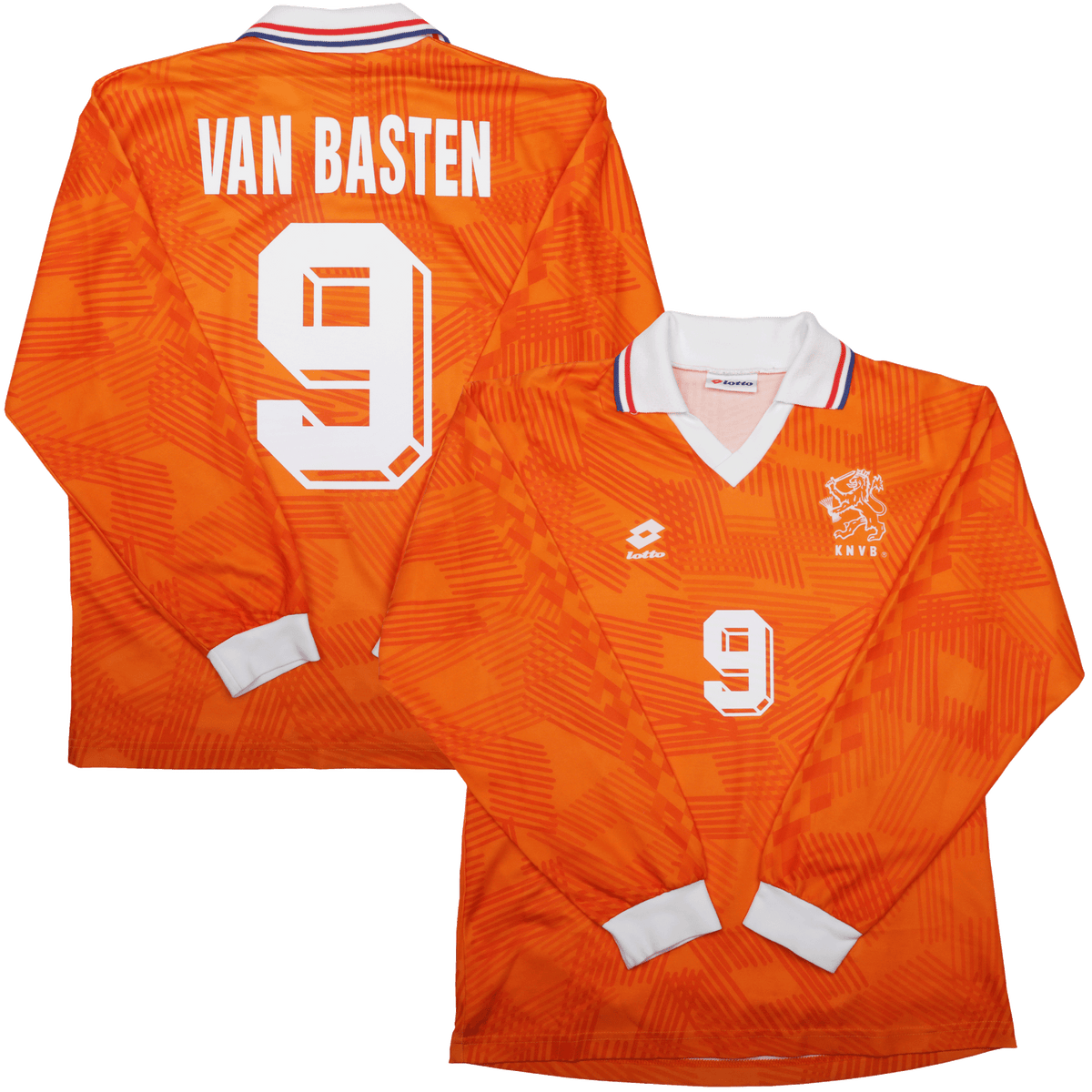 Netherlands 1992-94 Home Jersey Marco Van Basten L/S Kit - (9/10) - M