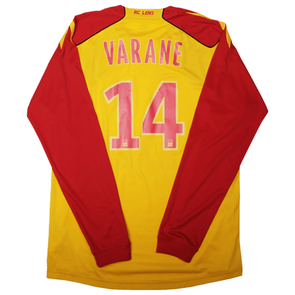 RC Lens 2010-11 Home Jersey Raphael Varane #14 L/S Kit - (9/10) - XL