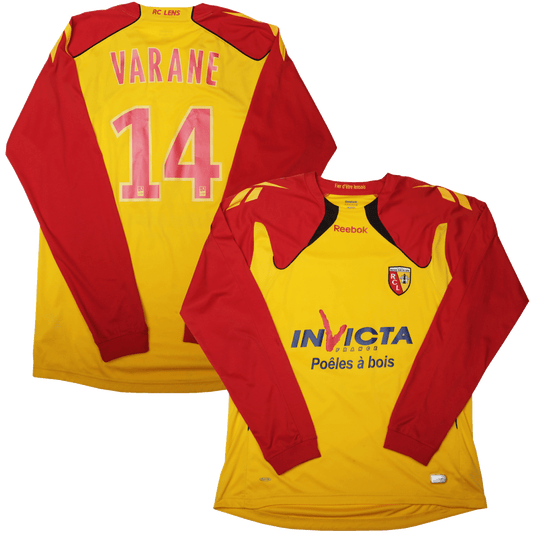 RC Lens 2010-11 Home Jersey Raphael Varane #14 L/S Kit - (9/10) - XL