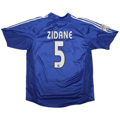 Real Madrid CF 2004-05 Third Jersey Zidane #5 Kit - (9.5/10) - L