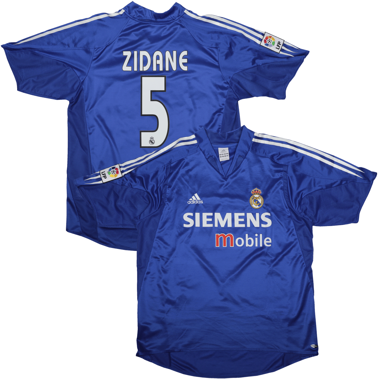 Real Madrid CF 2004-05 Third Jersey Zidane #5 Kit - (9.5/10) - L