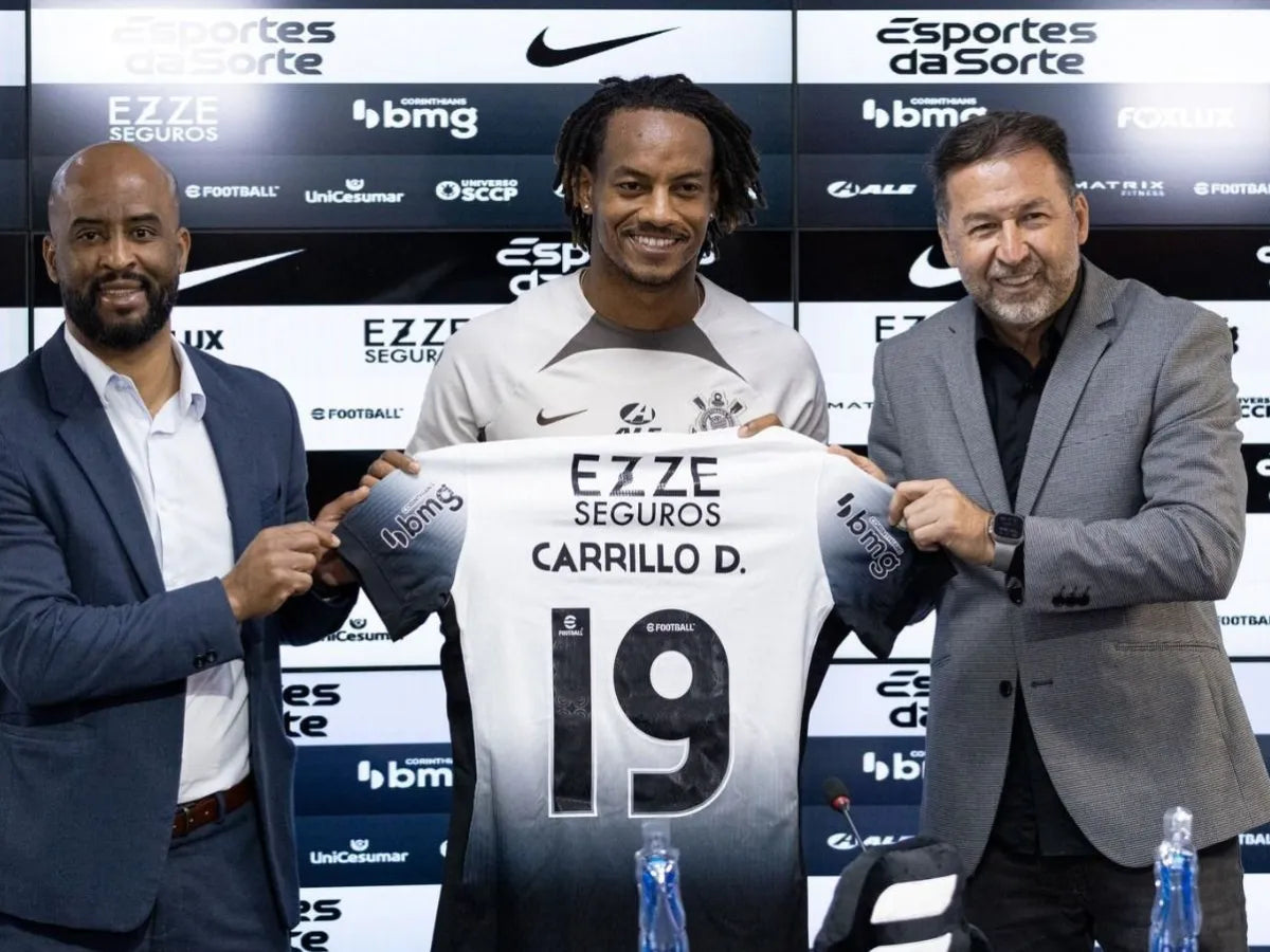 Corinthians 2024 Home Jersey André Carrillo #19 Kit - L *BNWT*