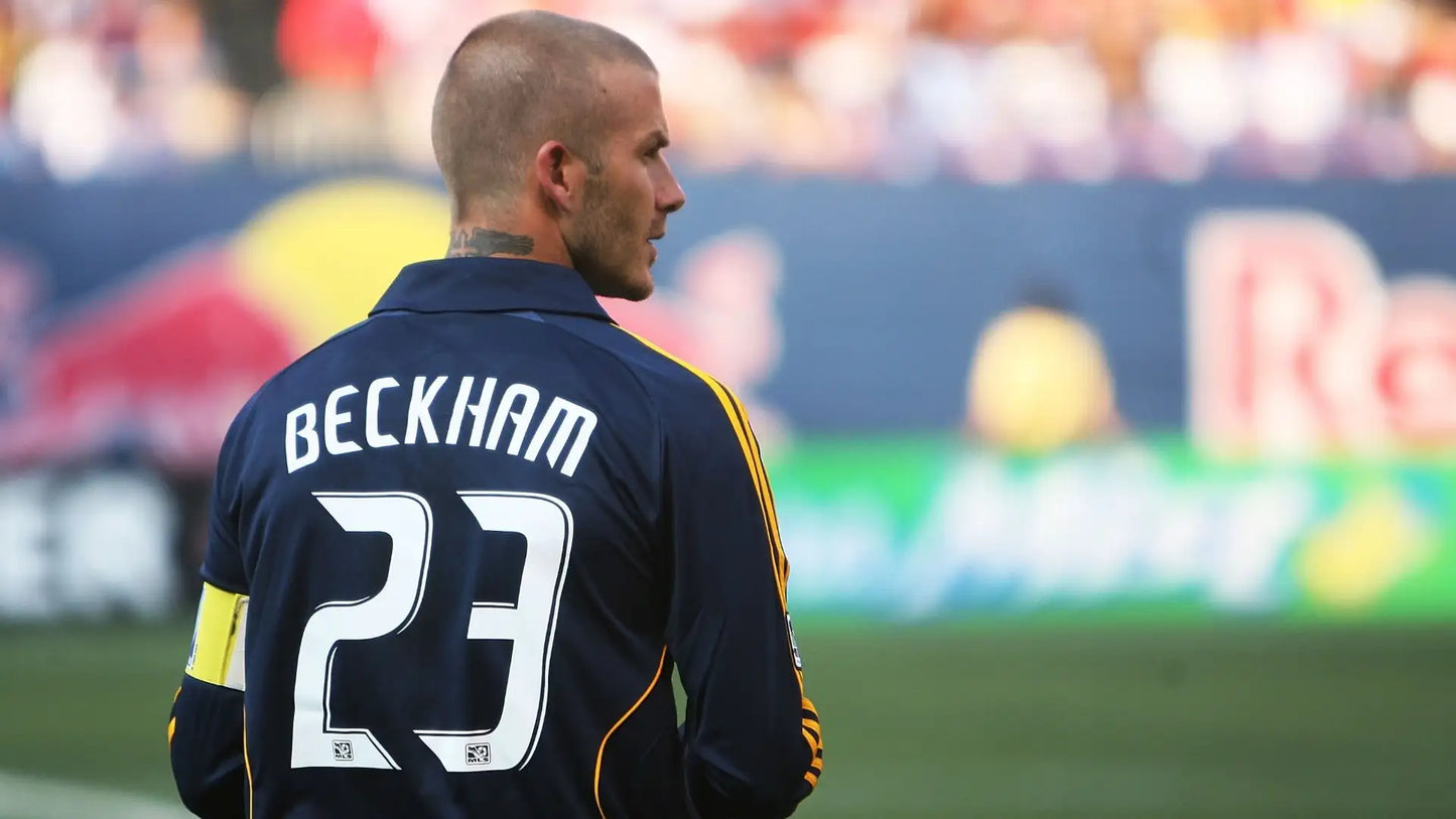 LA Galaxy 2009-11 Away Authentic Jersey David Beckham #23 FORMOTION Kit - L *BNWT*