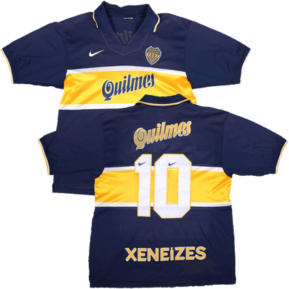 Boca Juniors 1996-97 Home Jersey Diego Maradona #10 Kit - (8/10) - M