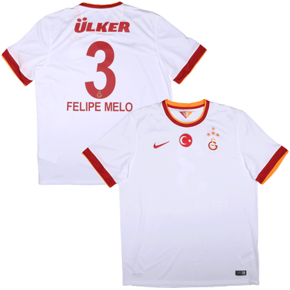Galatasaray 2014-15 Away Jersey Felipe Melo #3 Kit - (8.5/10) - XL