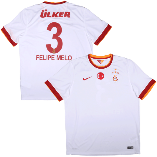 Galatasaray 2014-15 Away Jersey Felipe Melo #3 Kit - (8.5/10) - XL