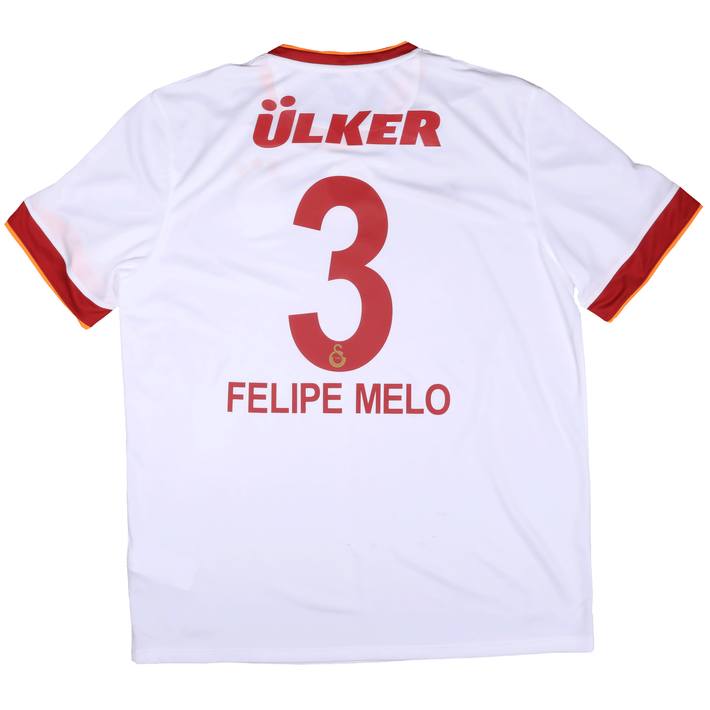 Galatasaray 2014-15 Away Jersey Felipe Melo #3 Kit - (8.5/10) - XL